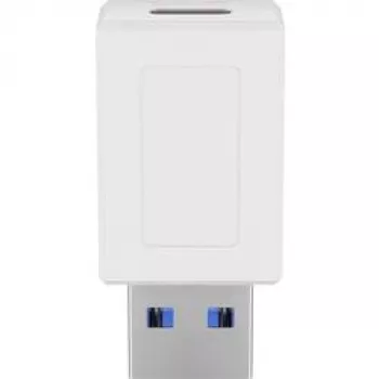 Goobay 55225 adaptador de cable USB-C USB 3.0 Type A blanco