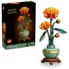 LEGO Icons set de construcción de flores de crisantemo, set creativo de modelismo para adultos para construir una planta artificial, regalo para mujeres hombres ella o él decoración para casa oficina