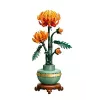 LEGO Icons set de construcción de flores de crisantemo, set creativo de modelismo para adultos para construir una planta artificial, regalo para mujeres hombres ella o él decoración para casa oficina