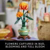 LEGO Icons set de construcción de flores de crisantemo, set creativo de modelismo para adultos para construir una planta artificial, regalo para mujeres hombres ella o él decoración para casa oficina