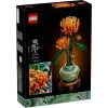 LEGO Icons set de construcción de flores de crisantemo, set creativo de modelismo para adultos para construir una planta artificial, regalo para mujeres hombres ella o él decoración para casa oficina