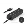 UNITEK Y-3089 hub de interfaz USB 3.2 Gen 1 (3.1 Gen 1) Type-A 5000 Mbit/s negro