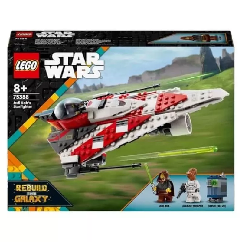 LEGO Star Wars el caza estelar de Jedi Bob set de construcción 75388