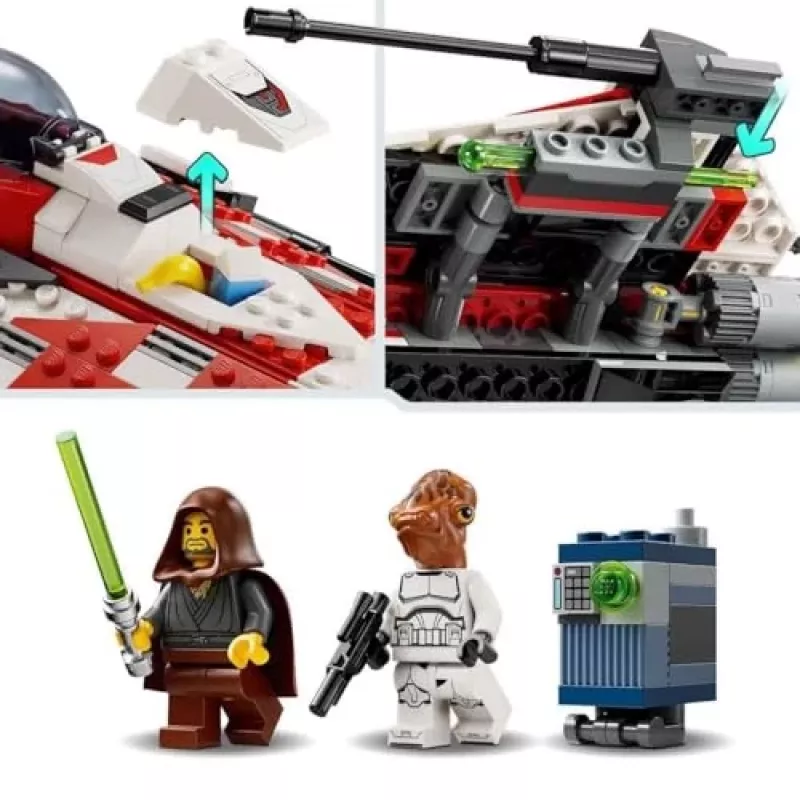 LEGO Star Wars el caza estelar de Jedi Bob set de construcción 75388