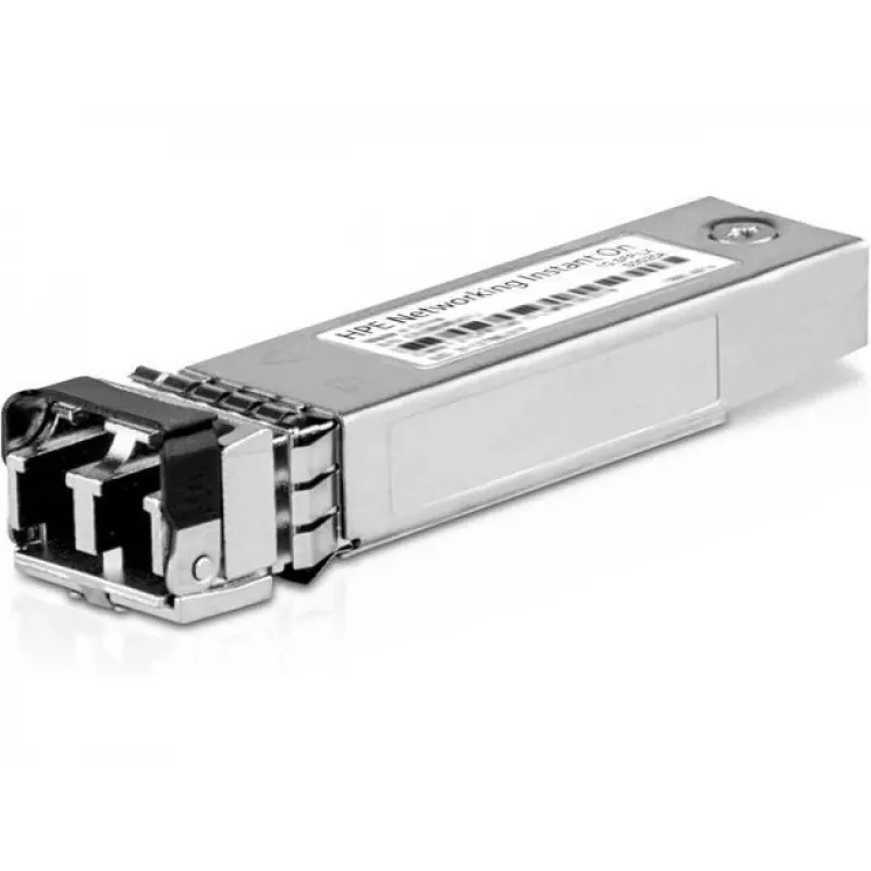 HPE Networking Instant on transceptor SFP+ LC LR 10G para conexiones de fibra monomodo de hasta 10 km (S0G21A)