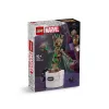 LEGO Marvel Dancing Groot, figura de acción animada construible — personaje de Guardianes de la Galaxia — set de juego interactivo manual para niños — superhéroe