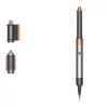 Multistyler Dyson Airwrap Origin Warm Copper Nickel — multistyler, 1300 W, 3 niveles de calor/velocidad, base 360°, cable de 2,675 m