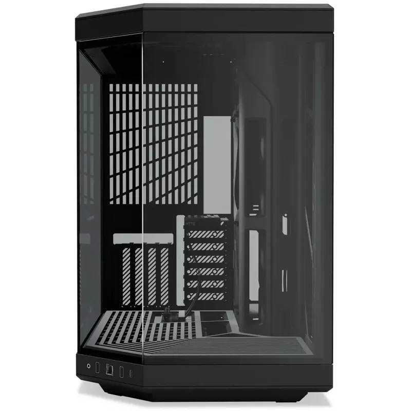HYTE Y70 CS-HYTE-Y70-B caja de PC Midi Tower, E-ATX, cristal templado, Pitch Black