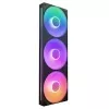 NZXT F360 RGB Core 360mm ARGB Pack de 3 Negro