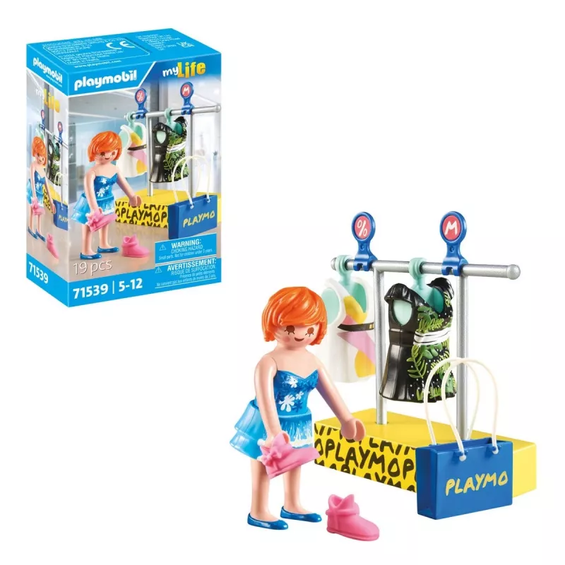 Playmobil 71539 My Life: puesto de ropa