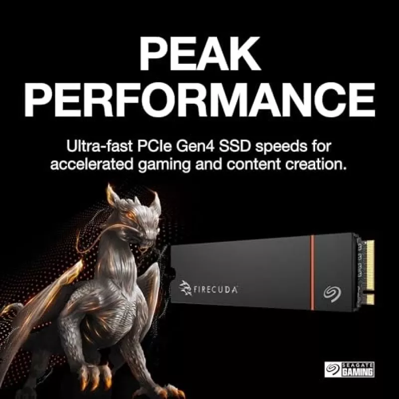 Unidad de estado sólido interna Seagate FireCuda ZP1000GM3A073 1 TB M.2 PCI Express 4.0 NVMe 3D TLC