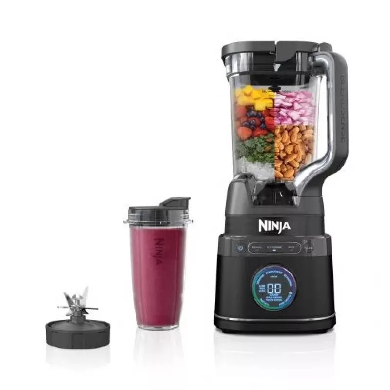 Ninja TB301EU Detect Power Mixer Pro batidora de vaso, 1,2 kW, 6 programas automáticos, negra