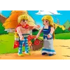 PLAYMOBIL | Asterix | Tragicomix y Falbala | pareja enamorada del universo Asterix | juguete para niños a partir de 5 años | 71544