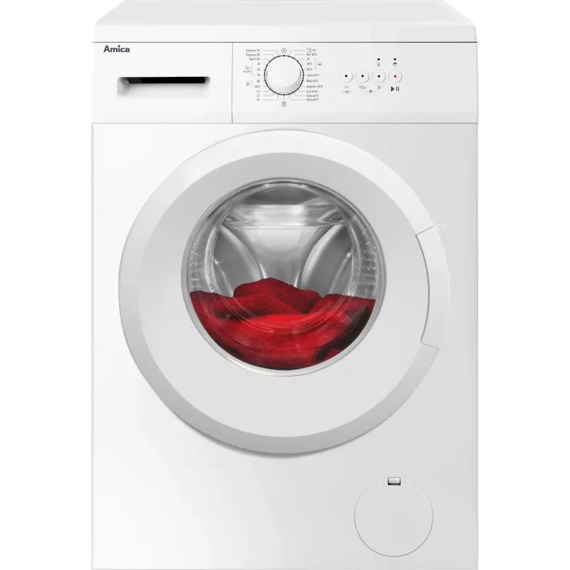 Amica WA0S610DO lavadora de carga frontal, 6 kg, 1000 rpm, blanca