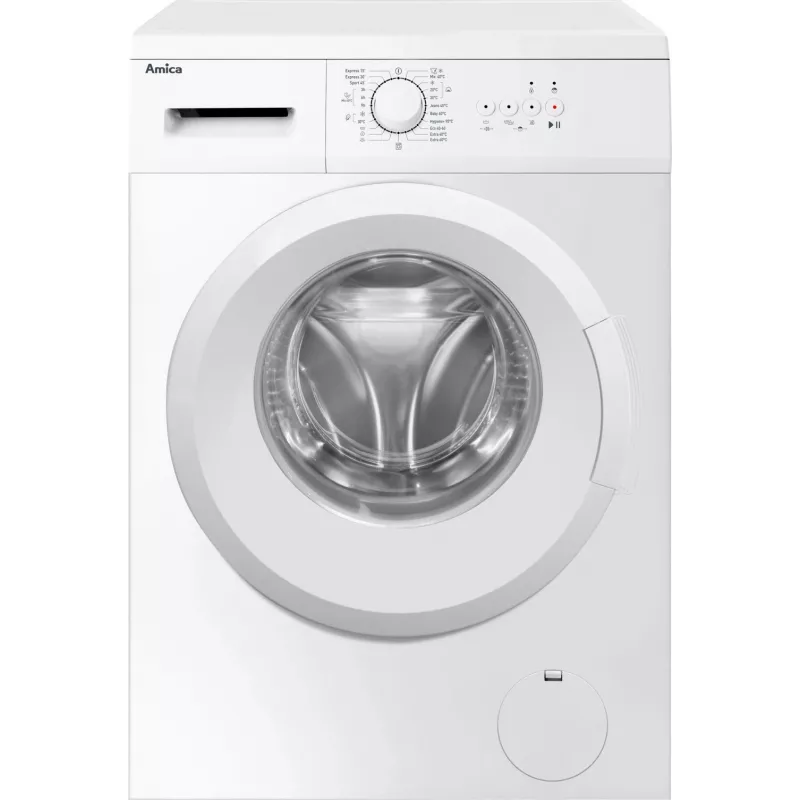 Amica WA0S610DO lavadora de carga frontal, 6 kg, 1000 rpm, blanca