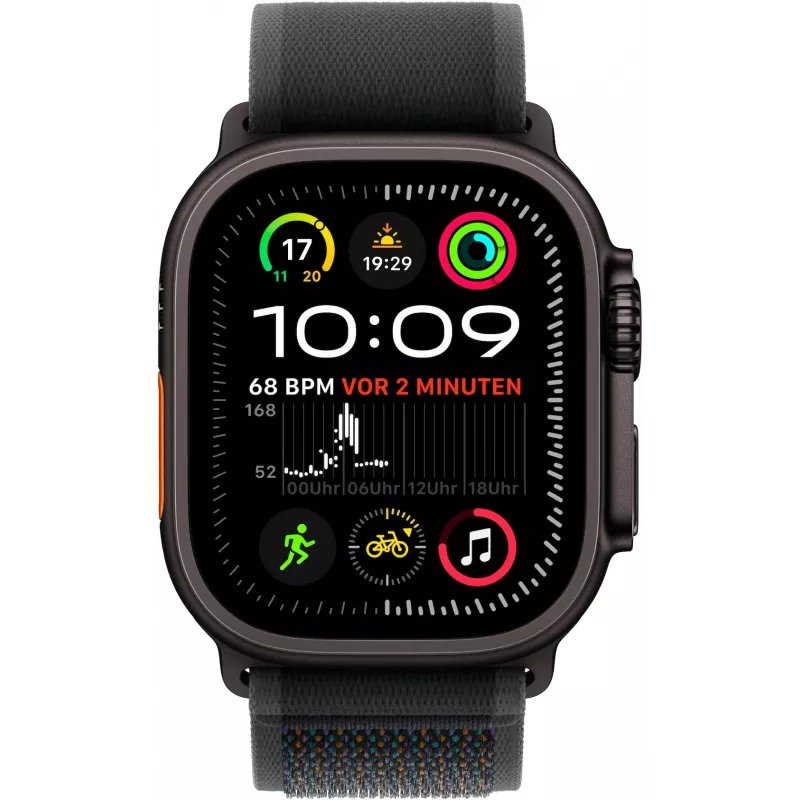 Apple Watch Ultra 2 GPS + Cellular 49mm Caja de titanio negro con Negro