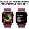 APPLE Watch Series 10 GPS 46mm caja de aluminio oro rosa con correa Sport Loop Plum