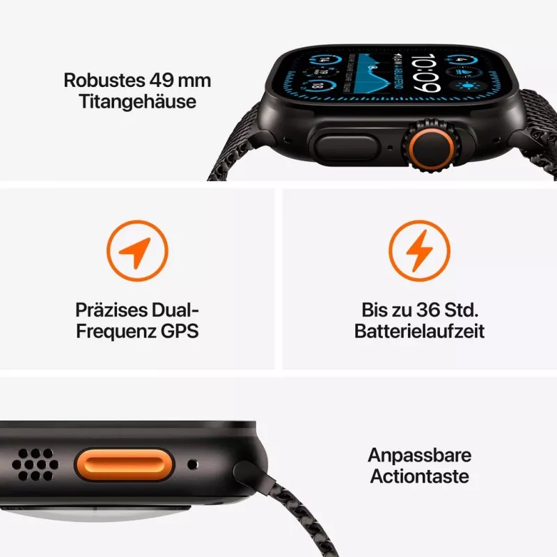 Apple Watch Ultra 2 - 49 mm - titanio natural