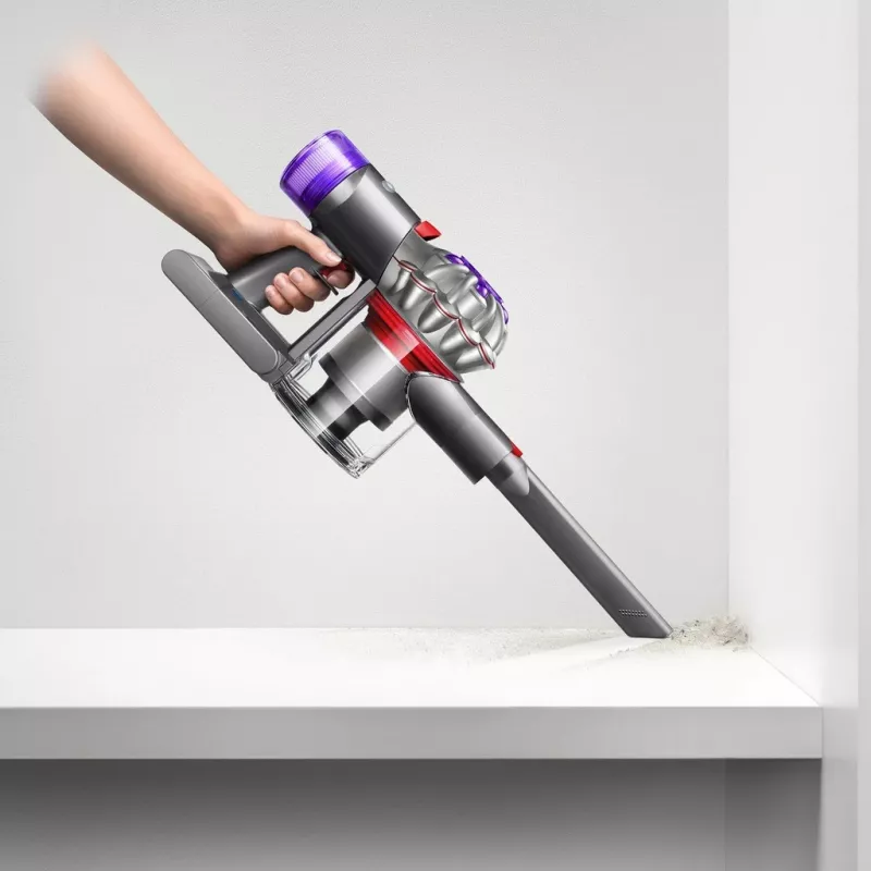 Aspirador de batería Dyson V8 Advanced 2 en 1, sin bolsa, níquel, plata