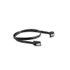 Cable SATA III LANBERG CA-SASA-13CU-0050-BK 0,5 m, SATA 7 pines a 7 pines, 6 Gbit/s, negro