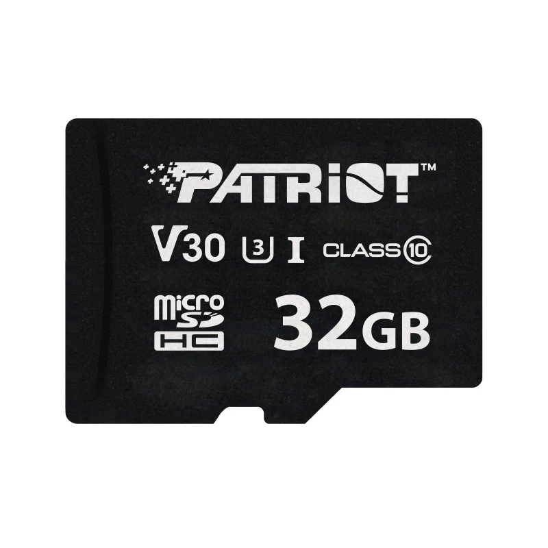 Tarjeta de memoria PATRIOT VX Series 32GB MicroSDXC V30 Class 10 UHS-I U3 4K UHD (PSF32GVX31MCH)