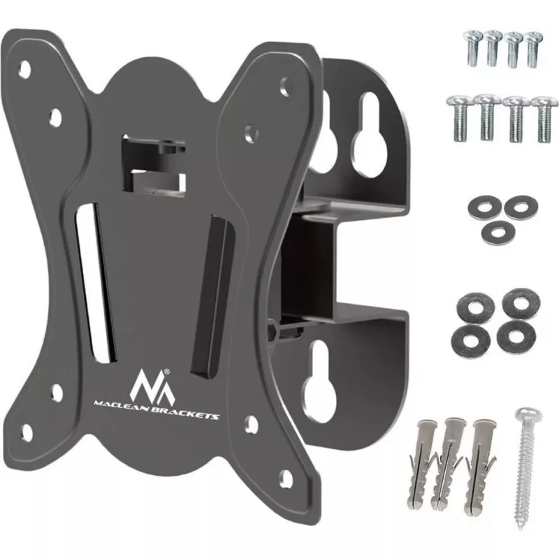 Soporte de pared para TV MACLEAN MC-415 para pantallas de 13–32 pulgadas, VESA 100×100, capacidad de carga 30 kg