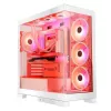 Caja MODECOM Volcano SPACE MIDI USB 3.0 X 2 CYPE-C negra