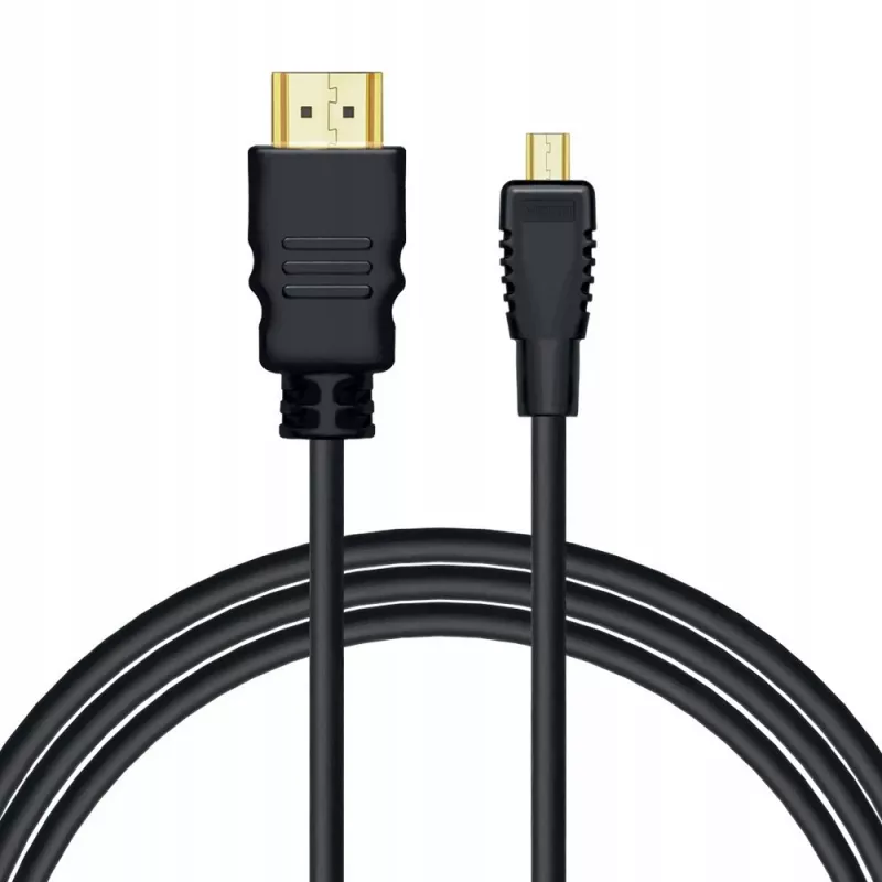 Cable Savio CL-40/M HDMI (M) - micro HDMI (M) con Ethernet, 2m, Negro