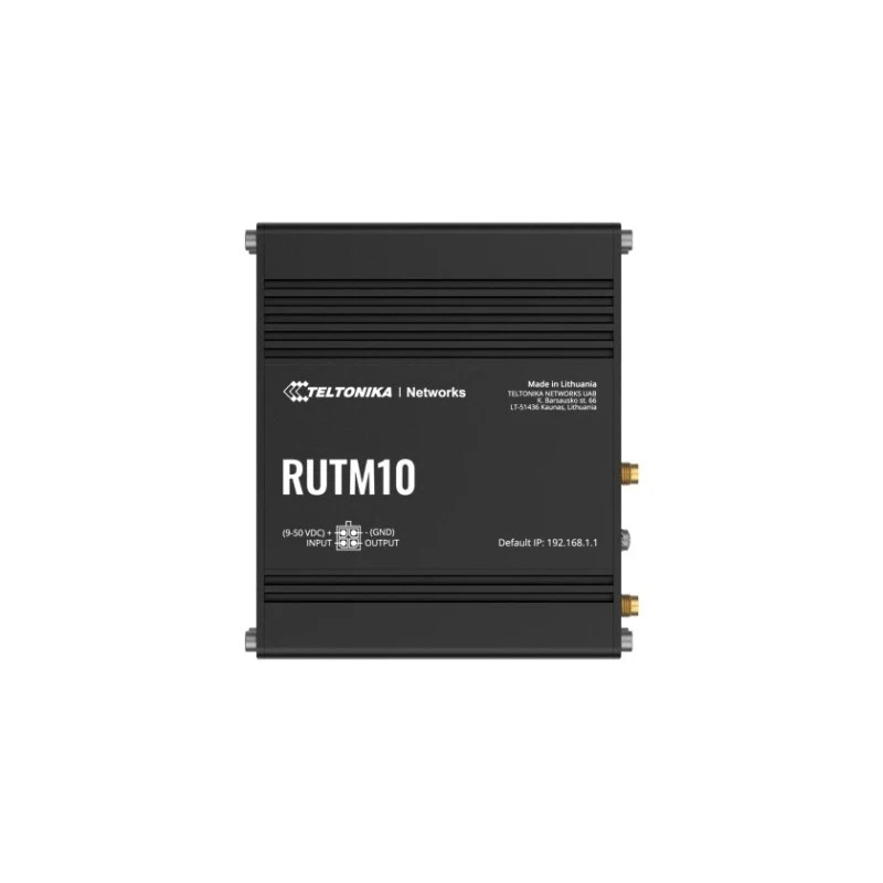 Router inalámbrico Teltonika RUTM10 Gigabit Ethernet Dual-Band (2,4 GHz / 5 GHz) negro
