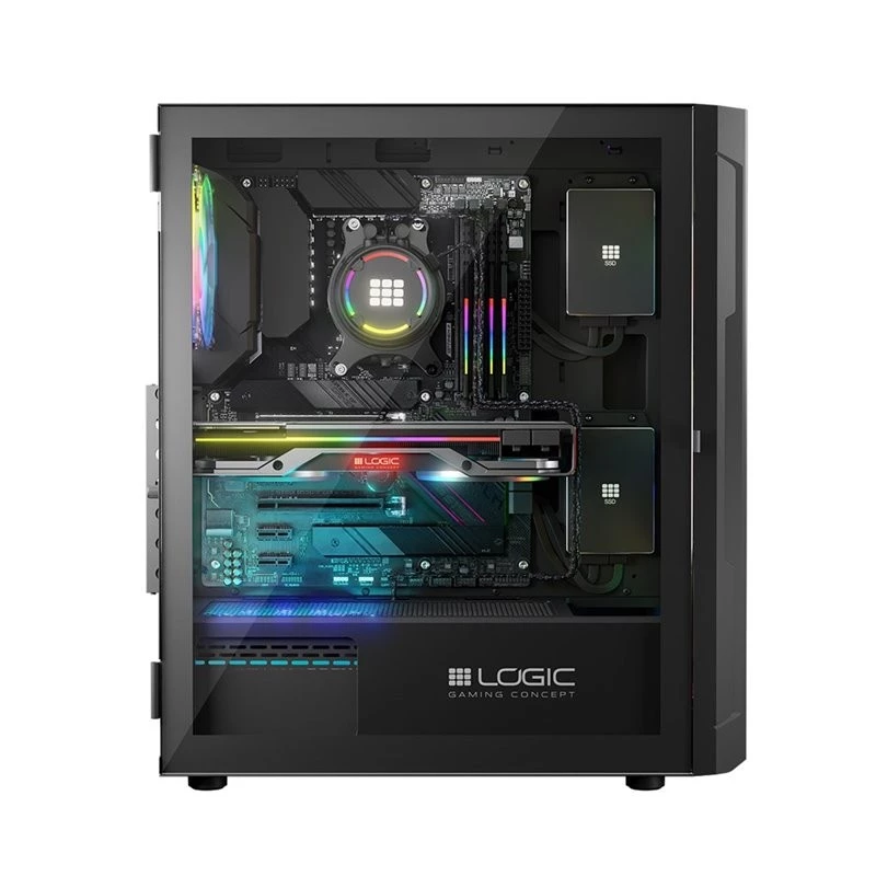 Carcasa Logic ARAMIS ARGB MINIDI USB 3.0 Negra