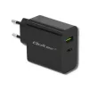 Fuente de alimentación QOLTEC 51717 45W 20V 3A cargador AC de interior para smartwatch, negro