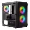 Carcasa de ordenador Logic Concept Portos Mini ARGB Micro ATX Negra
