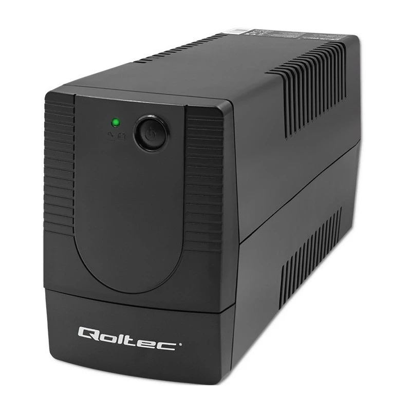 Qoltec 53772 SAI (sistema de alimentación ininterrumpida) line-interactive 0,65 kVA 360 W 1 salida AC