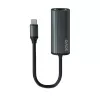 Adaptador SAVIO USB-C 3.1 Gen.1 (M) a RJ-45 Gigabit Ethernet (H), 1000 Mbps, AK-56, gris