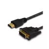 Cable adaptador de vídeo Savio CL-139 E 1,8 m DVI-A HDMI Type-A (estándar) Negro