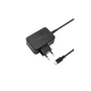 Cargador portátil QOLTEC 51024 – Cargador universal de CA para interiores, 65 W PD, 20 V/3,25 A, cable de 1,2 m, negro
