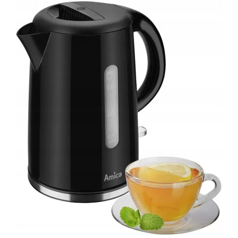 Amica KF1002 hervidor eléctrico, 1,7 L, negro