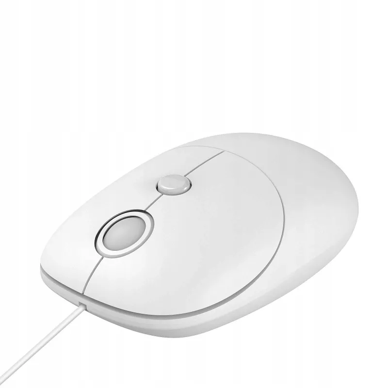 Ratón óptico con cable iBOX i011 Seagull, blanco