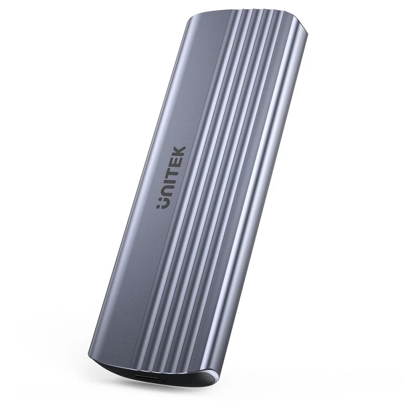 Caja para unidad M.2 - Unitek S1241B01 1x M.2 NVMe USB-C 10Gbps