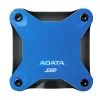 SSD externo ADATA SD620 512 GB, USB 3.2 Gen 2 Micro-USB B, azul, carcasa de silicona, resistente a golpes