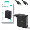 Cargador de pared Aukey PA-B7O, 3×USB, tecnología GaN