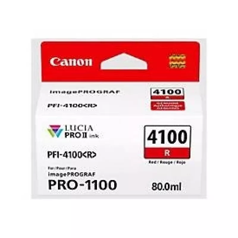 Cartucho de tinta Canon LUCIA PRO II 1 ud. original rendimiento estándar rojo