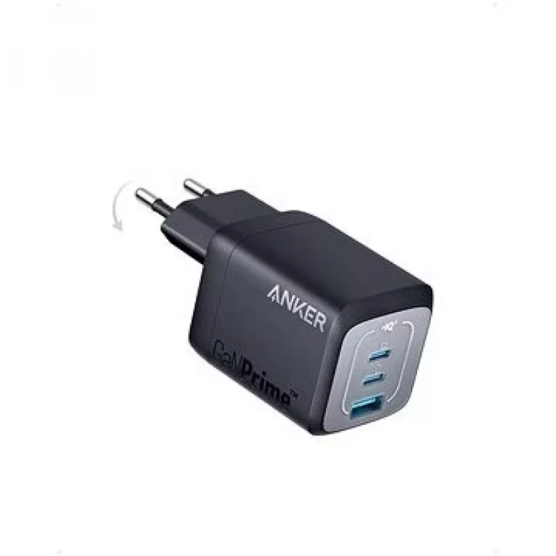 Cargador rápido USB de interior Anker Prime A2669313 – 67 W, 1×USB-A, 2×USB-C, negro
