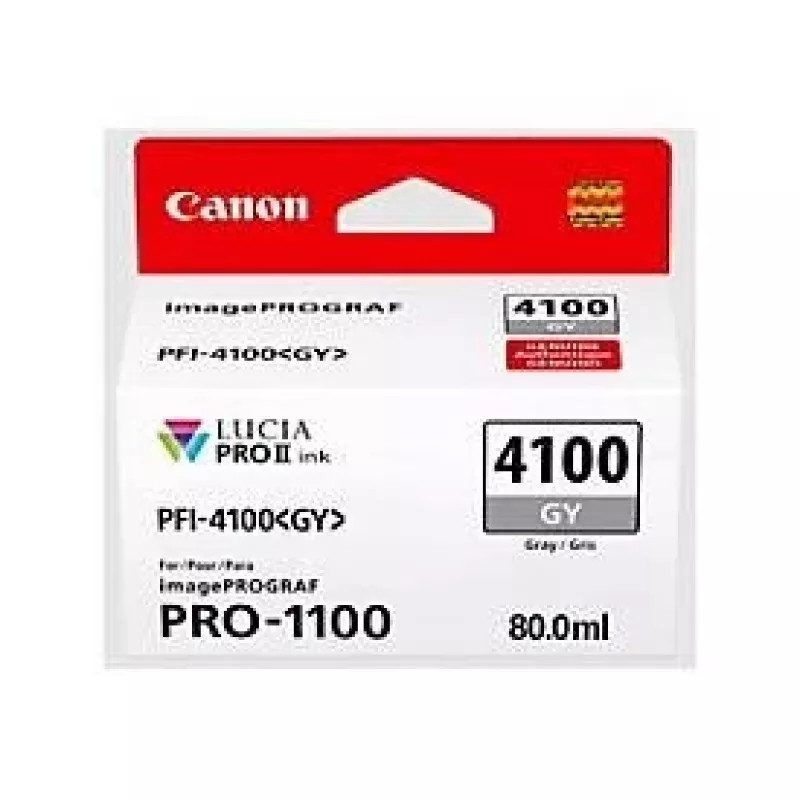 Cartucho de tinta Canon LUCIA PRO II 1 ud. original rendimiento estándar gris
