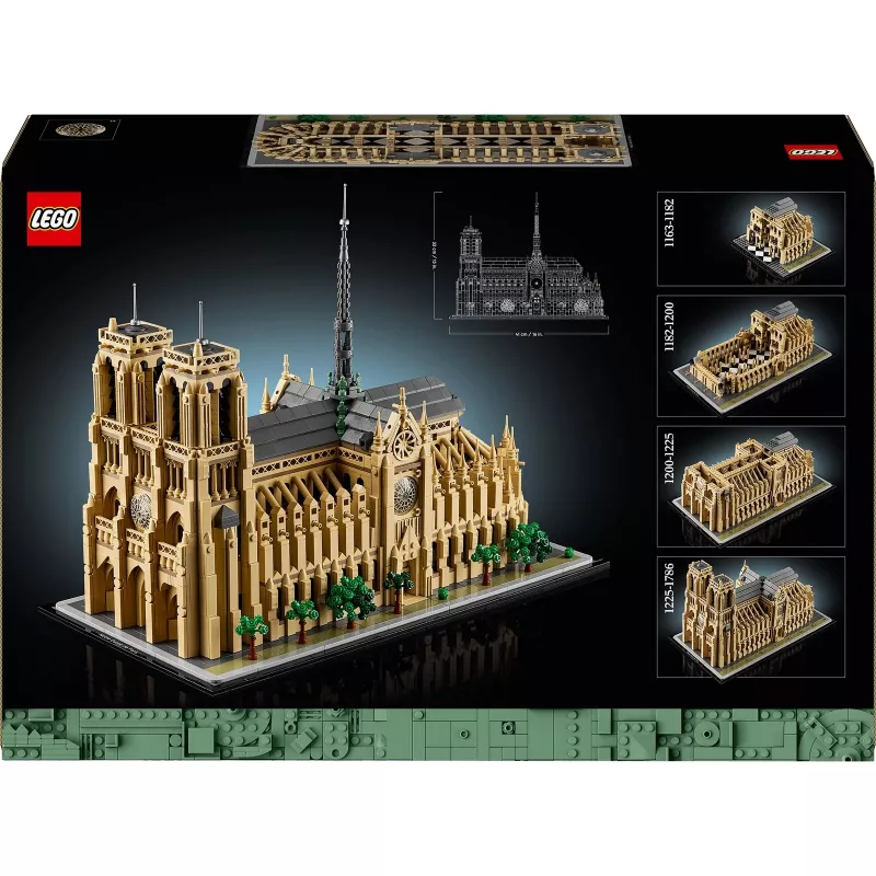 LEGO Architecture Notre-Dame de Paris Set para adultos 21061