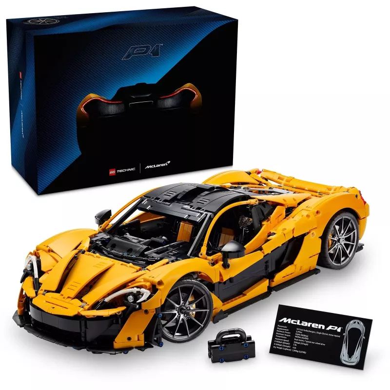 LEGO Technic 42172 McLaren P1 Set de coche modelo para adultos