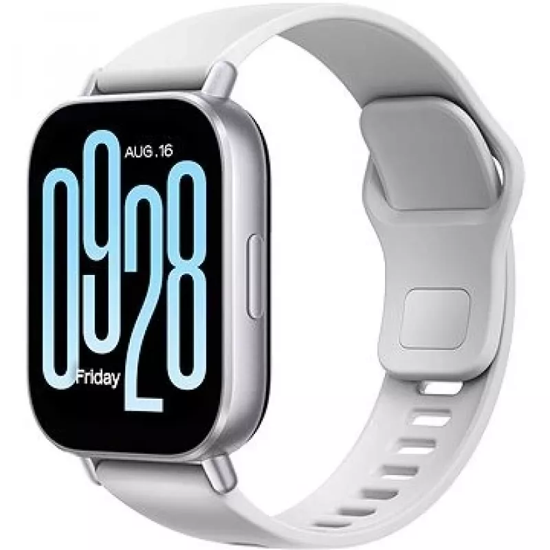 Smartwatch Xiaomi Redmi Watch 5 Active — 2 inch (5,08 cm) LCD, 320×385, 470 mAh, plata, correa TPU, 42,2 g