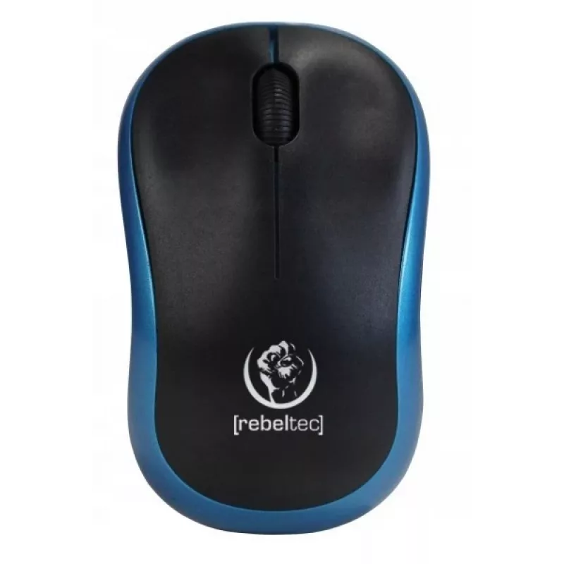 Ratón óptico inalámbrico Rebeltec METEOR azul RBLMYS00048 USB