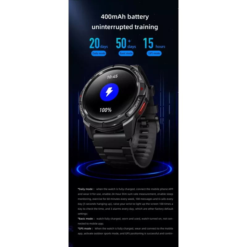 Smartwatch MiBro GS Active Plata