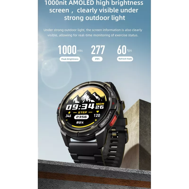 Smartwatch Mibro GS Active (Gris)
